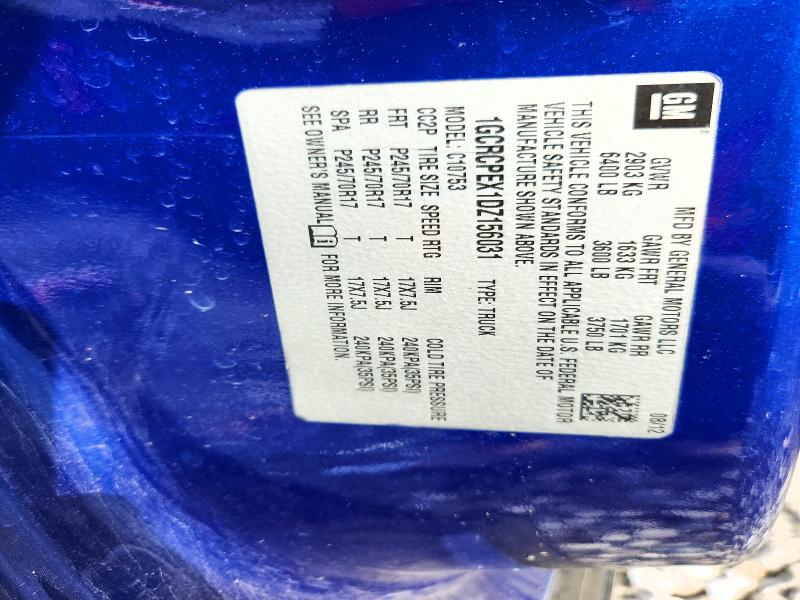 2013 Chevrolet Silverado მანქანა იყიდება აუქციონზე, vin: 1GCRCPEX1DZ156031, აუქციონის ნომერი: 58741406