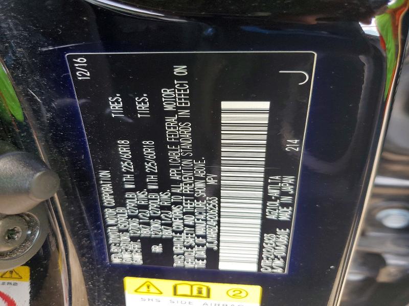 Aukcja sprzedaży 2017 Lexus Nx 200t, vin: JTJYARBZ4H2062563, numer aukcji: 58760226
