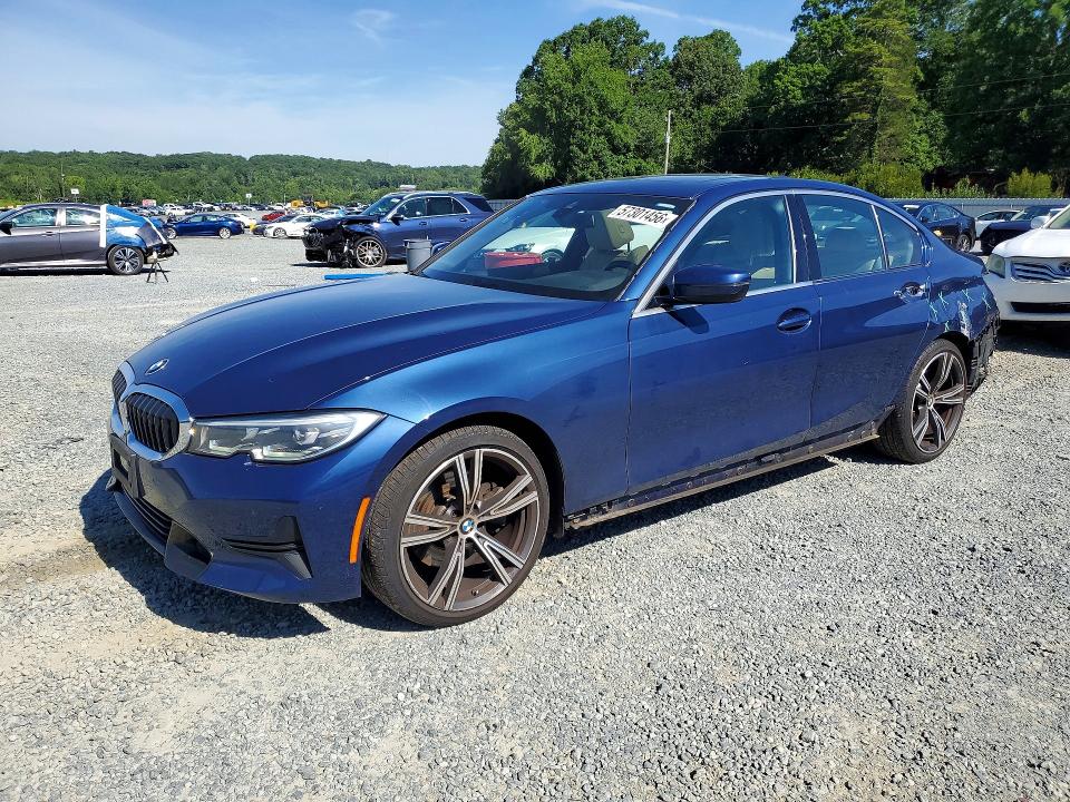 Auction sale of the 2021 Bmw 330xi, vin: 3MW5R7J07M8B87555, lot number: 57301456