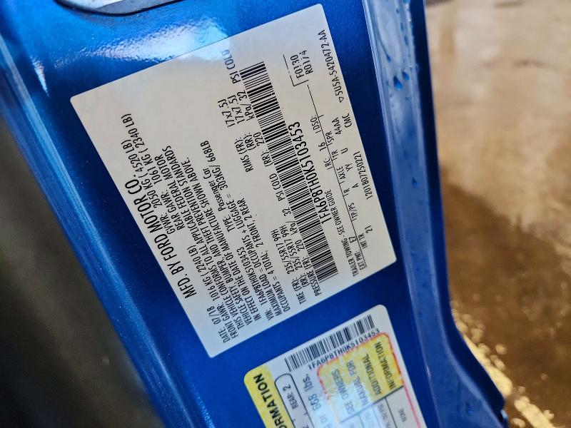 54420716 :رقم المزاد ، 1FA6P8TH0K5103453 vin ، 2019 Ford Mustang مزاد بيع