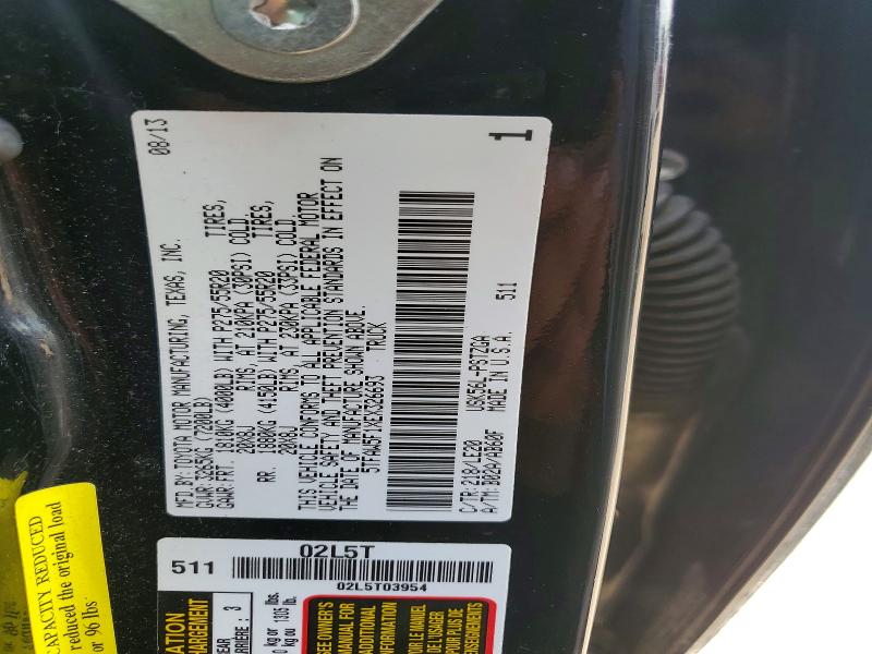 Aukcja sprzedaży 2014 Toyota Tundra, vin: 5TFAW5F1XEX326693, numer aukcji: 56189876