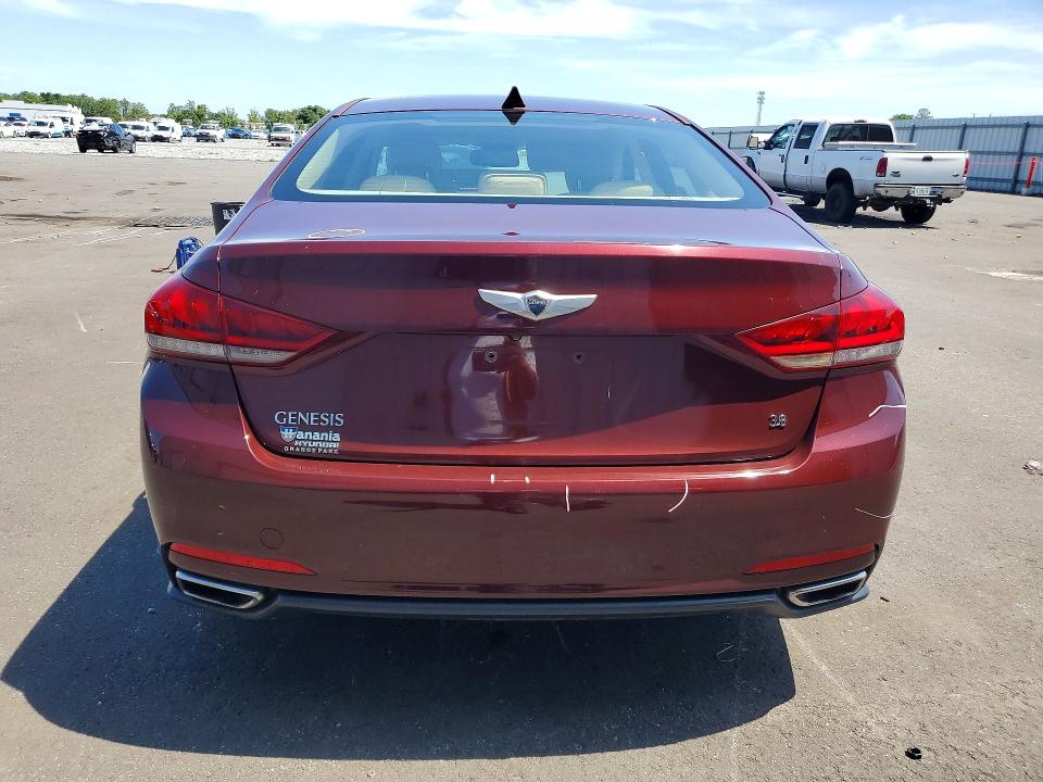 2015 Hyundai Genesis მანქანა იყიდება აუქციონზე, vin: KMHGN4JEXFU080521, აუქციონის ნომერი: 58052866