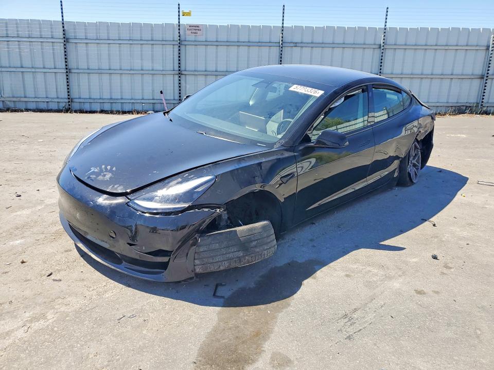 2021 Tesla Model 3 მანქანა იყიდება აუქციონზე, vin: 5YJ3E1EB4MF054570, აუქციონის ნომერი: 57703326