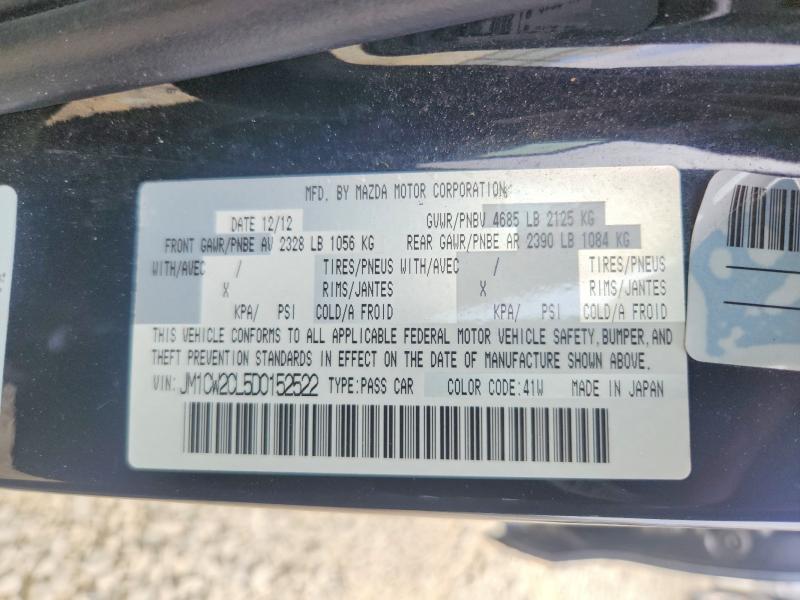 Продаж на аукціоні авто 2013 Mazda 5, vin: JM1CW2CL5D0152522, номер лоту: 58127936