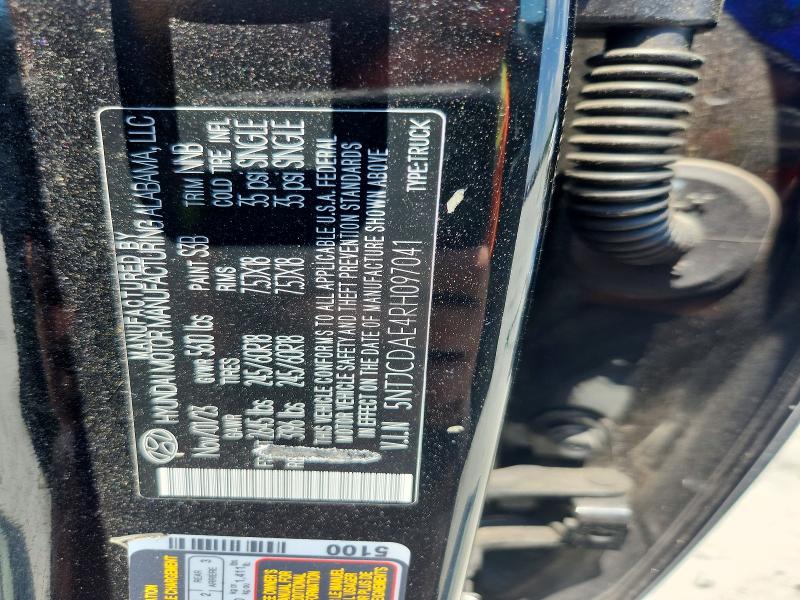 2024 Hyundai Santa Cruz მანქანა იყიდება აუქციონზე, vin: 5NTJCDAE4RH097041, აუქციონის ნომერი: 57063966