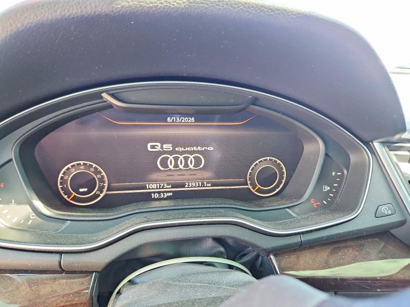 Aukcja sprzedaży 2018 Audi Q5, vin: WA1BNAFY9J2211226, numer aukcji: 57039916
