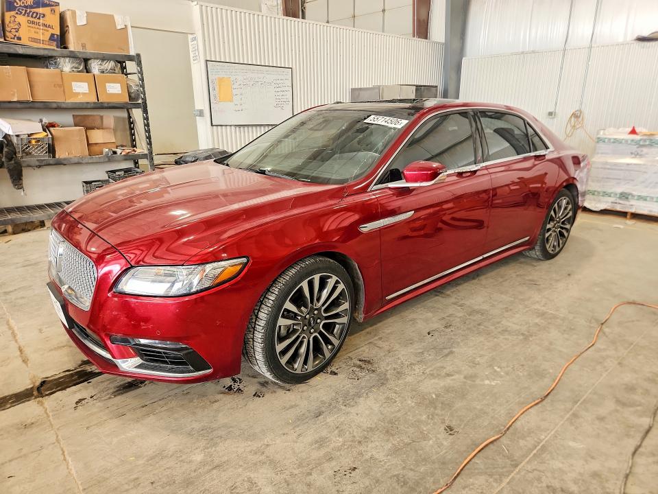 55714506 :رقم المزاد ، 1LN6L9NP1H5624430 vin ، 2017 Lincoln Continental مزاد بيع