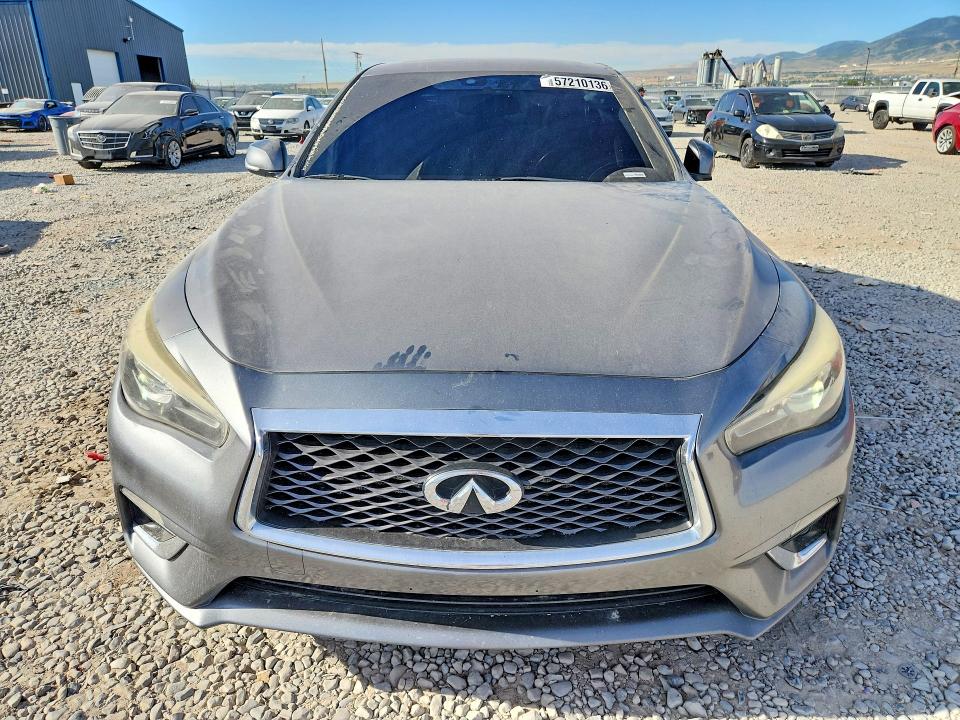 2018 Infiniti Q50 მანქანა იყიდება აუქციონზე, vin: JN1EV7AR5JM445909, აუქციონის ნომერი: 57210136