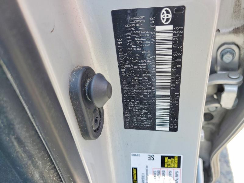 57968226 :رقم المزاد ، 5YFB4MDE8RP160043 vin ، 2024 Toyota Corolla مزاد بيع