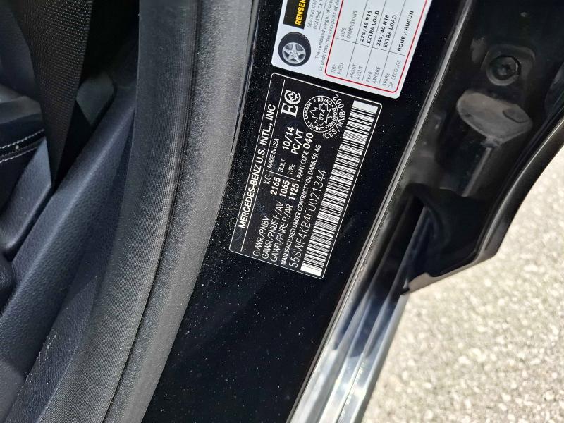 58043356 :رقم المزاد ، 55SWF4KB4FU021344 vin ، 2015 Mercedes-benz C مزاد بيع
