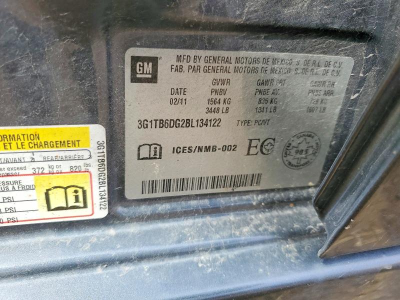 Продаж на аукціоні авто 2011 Chevrolet Aveo, vin: 3G1TB6DG2BL134122, номер лоту: 56279046