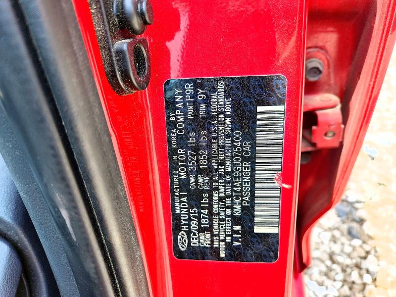 Продажа на аукционе авто 2016 Hyundai Accent, vin: KMHCT4AE9GU075400, номер лота: 56092946