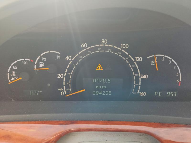 58117716 :رقم المزاد ، WDBNG70JX3A342040 vin ، 2003 Mercedes-benz S مزاد بيع