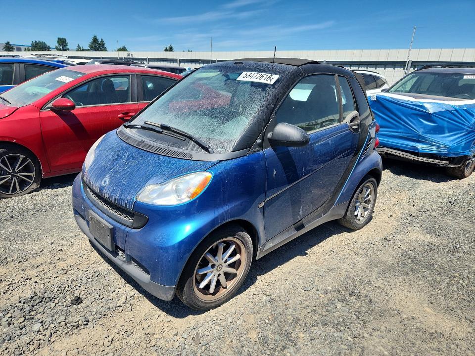 Продажа на аукционе авто 2009 Smart Fortwo, vin: WMEEK31X79K210742, номер лота: 58472616