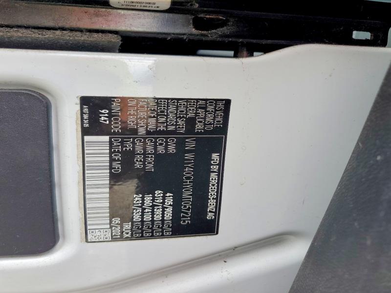 64585556 :رقم المزاد ، W1Y40CHY0MT057215 vin ، 2021 Mercedes-benz Sprinter مزاد بيع