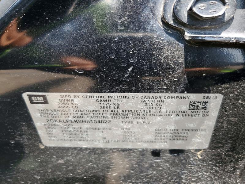Продаж на аукціоні авто 2017 Gmc Terrain, vin: 2GKALPEK8H6164022, номер лоту: 58869086