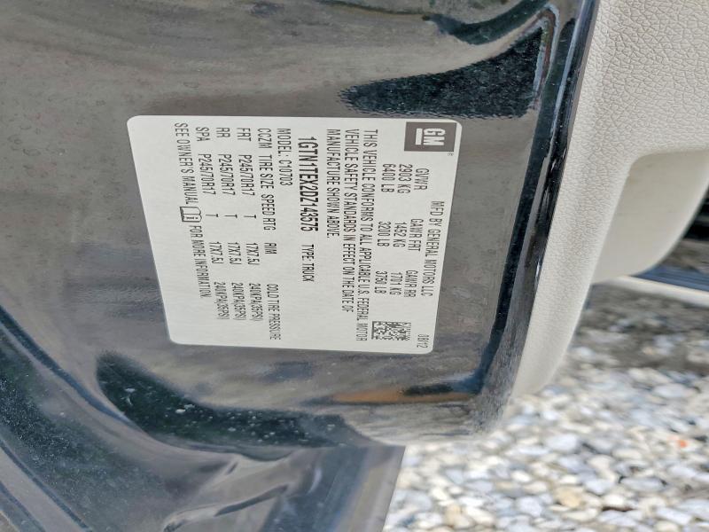 58729426 :رقم المزاد ، 1GTN1TEX2DZ143575 vin ، 2013 Gmc Sierra مزاد بيع