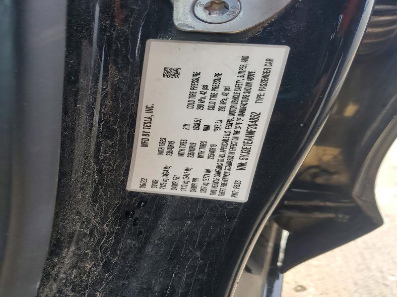 Продаж на аукціоні авто 2022 Tesla Model 3, vin: 5YJ3E1EA4NF304852, номер лоту: 56054266