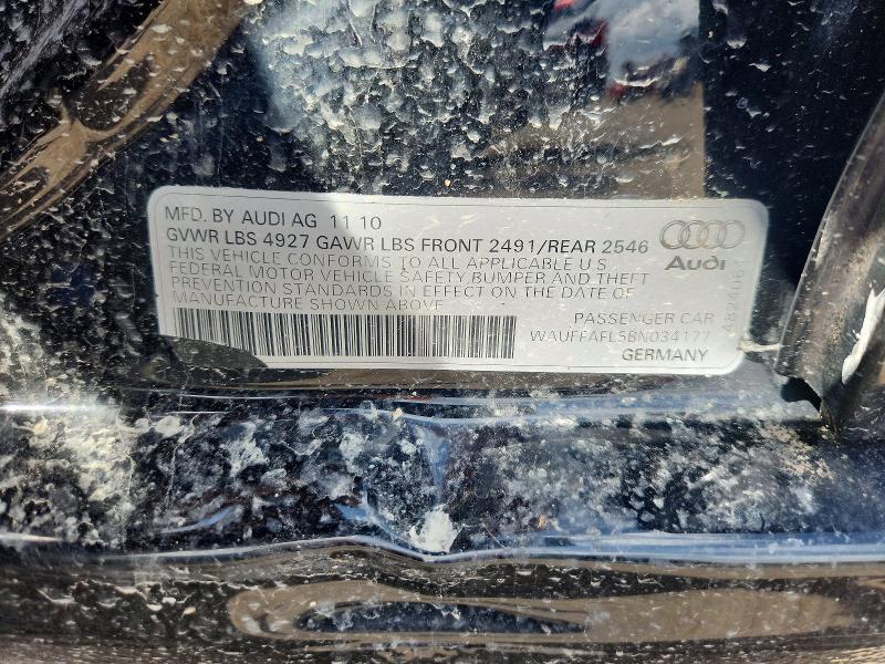 Продаж на аукціоні авто 2011 Audi A4, vin: WAUFFAFL5BN034177, номер лоту: 56293556