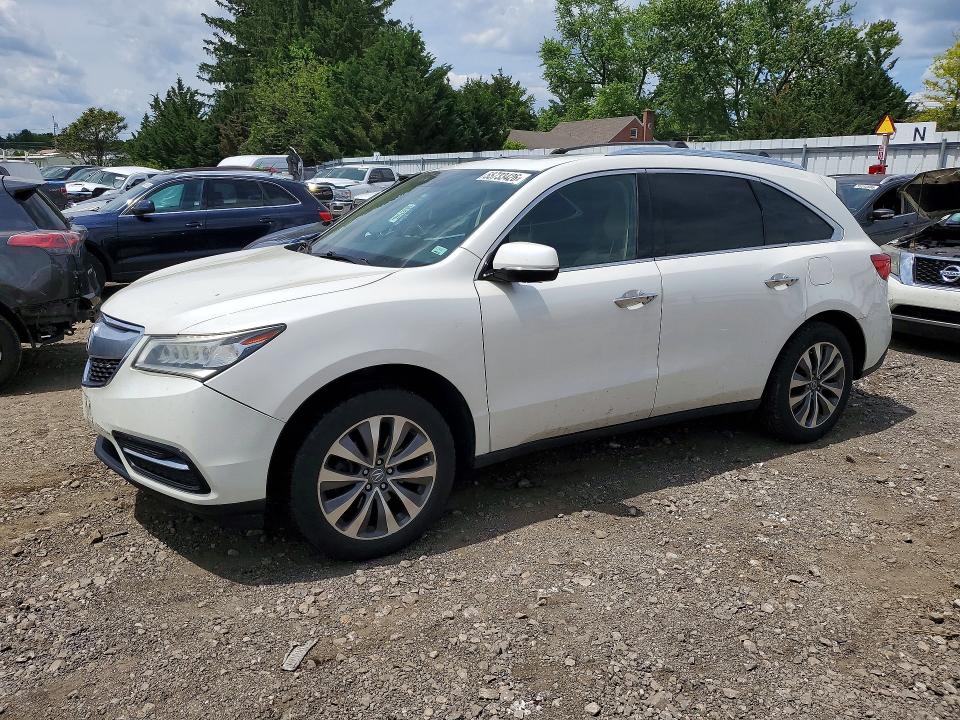 55733426 :رقم المزاد ، 5FRYD4H46EB009377 vin ، 2014 Acura Mdx مزاد بيع