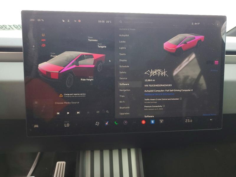 53913956 :رقم المزاد ، 7G2CEHED2RA034183 vin ، 2024 Tesla Cybertruck مزاد بيع
