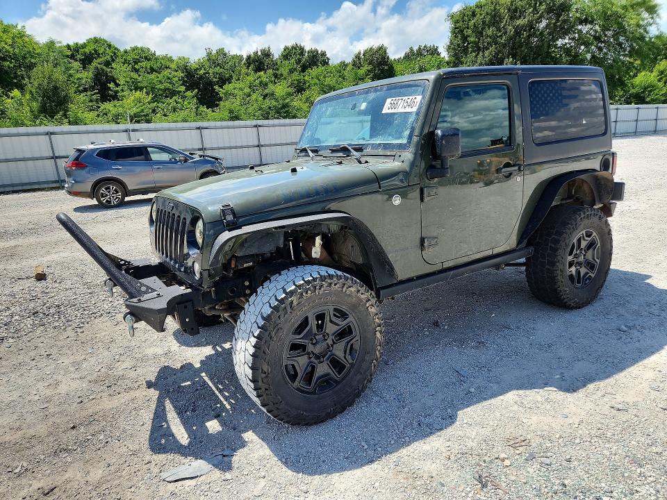 56871546 :رقم المزاد ، 1C4AJWAG8GL137258 vin ، 2016 Jeep Wrangler مزاد بيع