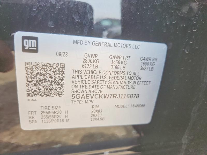 Продажа на аукционе авто 2024 Buick Enclave, vin: 5GAEVCKW7RJ116878, номер лота: 55712356