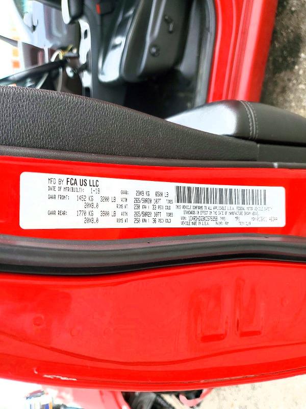 Auction sale of the 2019 Dodge Durango, vin: 1C4RDHDG3KC575258, lot number: 57586726