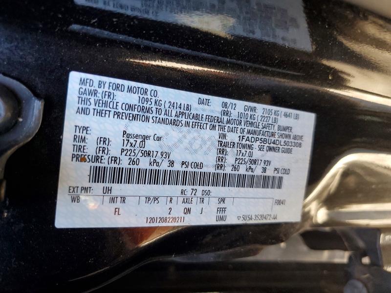 Продажа на аукционе авто 2013 Ford C-max, vin: 1FADP5BU4DL503308, номер лота: 57733826