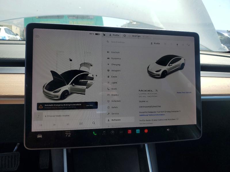 Aukcja sprzedaży 2020 Tesla Model 3, vin: 5YJ3E1EB7LF665790, numer aukcji: 53768766