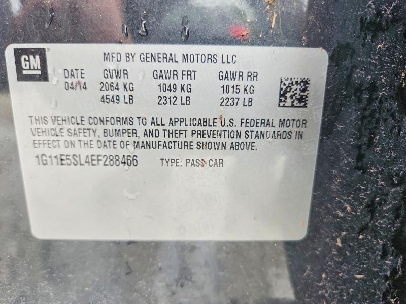 Aukcja sprzedaży 2014 Chevrolet Malibu, vin: 1G11E5SL4EF288466, numer aukcji: 56691286