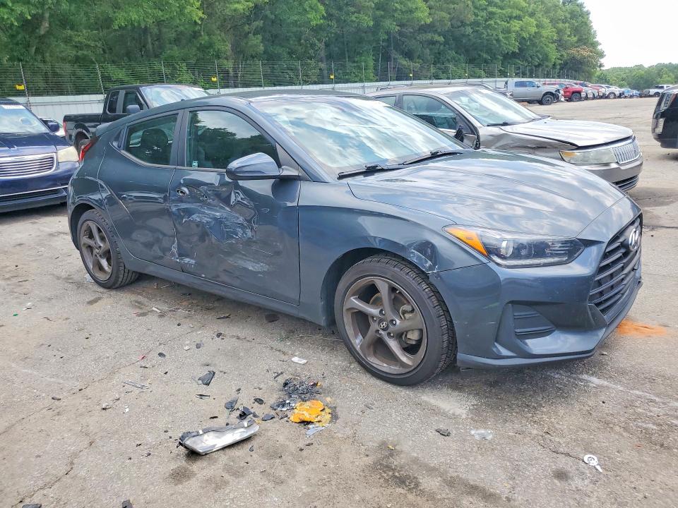 2019 Hyundai Veloster მანქანა იყიდება აუქციონზე, vin: KMHTG6AF0KU019895, აუქციონის ნომერი: 54759056