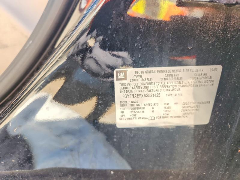 Продаж на аукціоні авто 2010 Cadillac Srx, vin: 3GYFNAEYXAS521425, номер лоту: 55652126