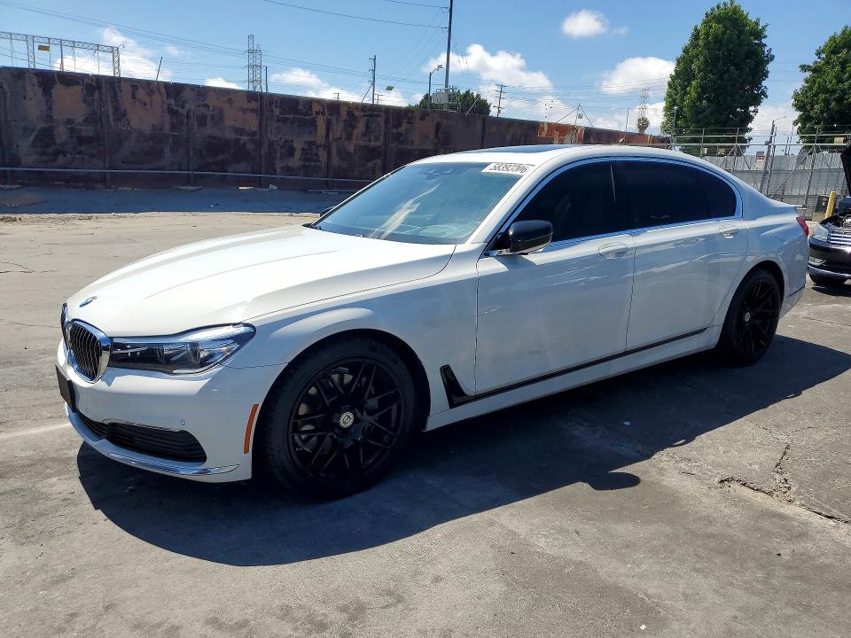 2019 Bmw 740 მანქანა იყიდება აუქციონზე, vin: WBA7E2C55KB217759, აუქციონის ნომერი: 58393006