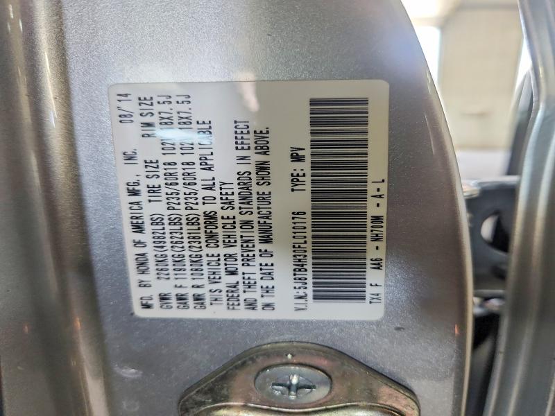 2015 Acura Rdx მანქანა იყიდება აუქციონზე, vin: 5J8TB4H30FL010176, აუქციონის ნომერი: 59541916