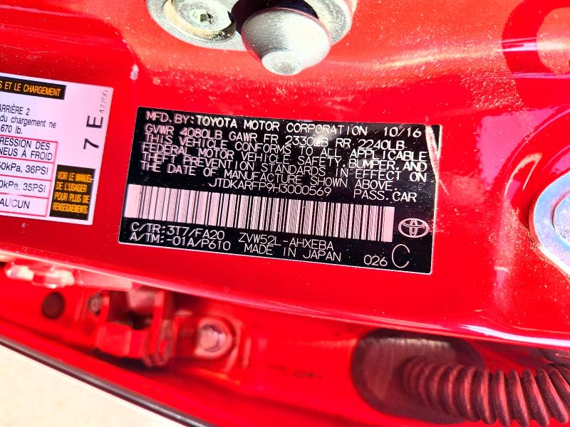 57994046 :رقم المزاد ، JTDKARFP9H3000569 vin ، 2017 Toyota Prius Prime مزاد بيع