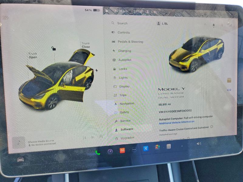 Aukcja sprzedaży 2021 Tesla Model Y, vin: 5YJYGDEE3MF090052, numer aukcji: 56546256