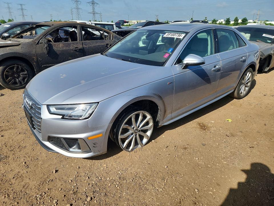 Продажа на аукционе авто 2019 Audi A4, vin: WAUENAF40KA116560, номер лота: 59100736