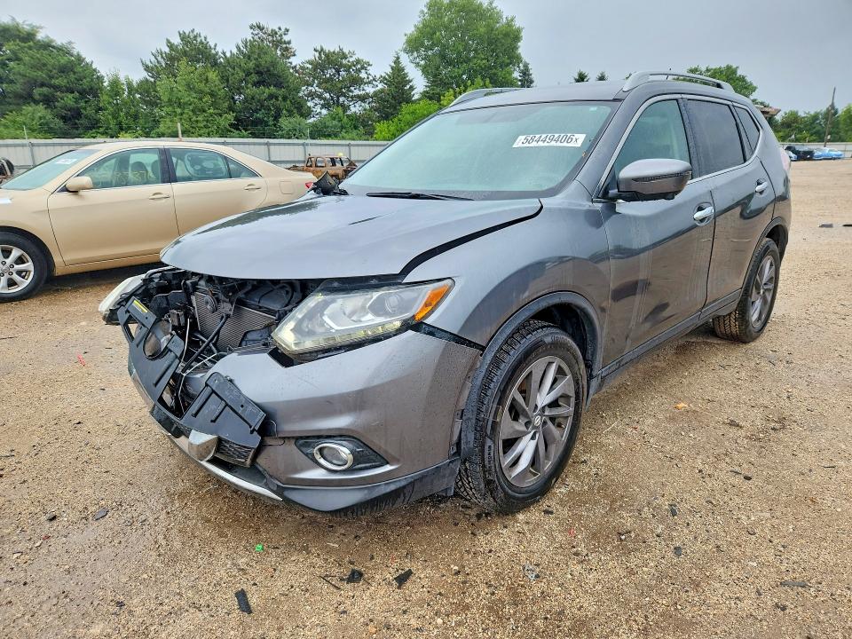 Продажа на аукционе авто 2016 Nissan Rogue, vin: 5N1AT2MV5GC847078, номер лота: 58449406