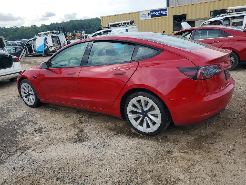 2022 Tesla Model 3 მანქანა იყიდება აუქციონზე, vin: 5YJ3E1EA8NF372572, აუქციონის ნომერი: 56759966