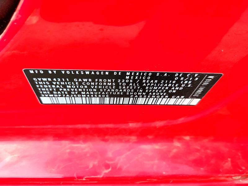 56478576 :رقم المزاد ، 3VWDP7AJ5DM445606 vin ، 2013 Volkswagen Jetta مزاد بيع
