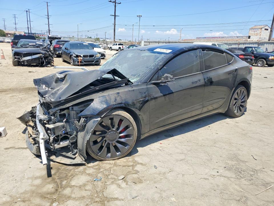 2023 Tesla Model 3 მანქანა იყიდება აუქციონზე, vin: 5YJ3E1EC0PF676628, აუქციონის ნომერი: 57581256