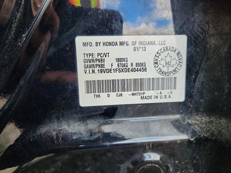 55966496 :رقم المزاد ، 19VDE1F5XDE404456 vin ، 2013 Acura Ilx مزاد بيع