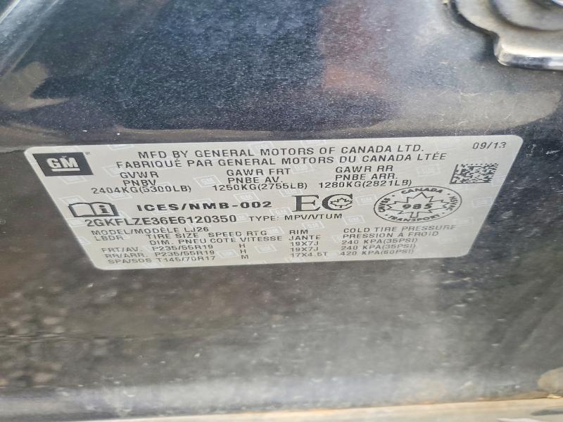 Продаж на аукціоні авто 2014 Gmc Terrain, vin: 2GKFLZE36E6120350, номер лоту: 59230636