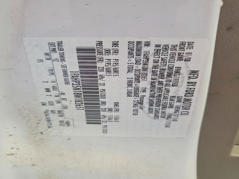 Aukcja sprzedaży 2008 Ford Focus, vin: 1FAHP35N18W182651, numer aukcji: 57652486