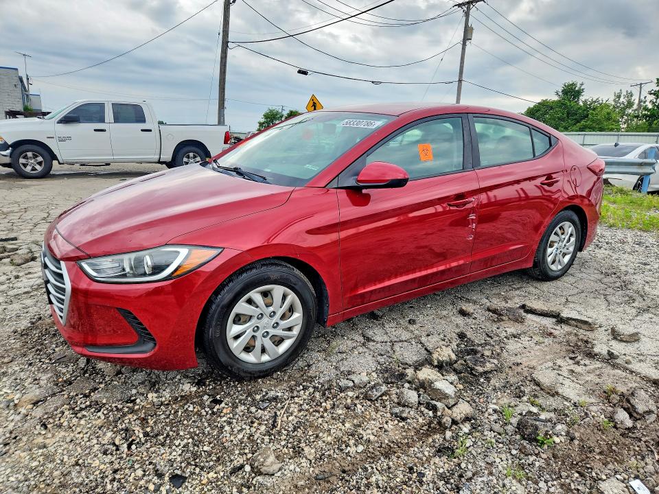 58330786 :رقم المزاد ، KMHD74LFXJU453911 vin ، 2018 Hyundai Elantra مزاد بيع