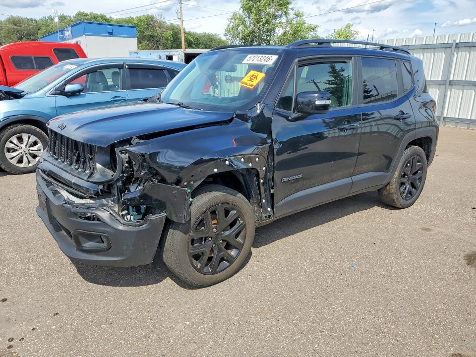 Продаж на аукціоні авто 2018 Jeep Renegade, vin: ZACCJBBBXJPH73610, номер лоту: 57213246
