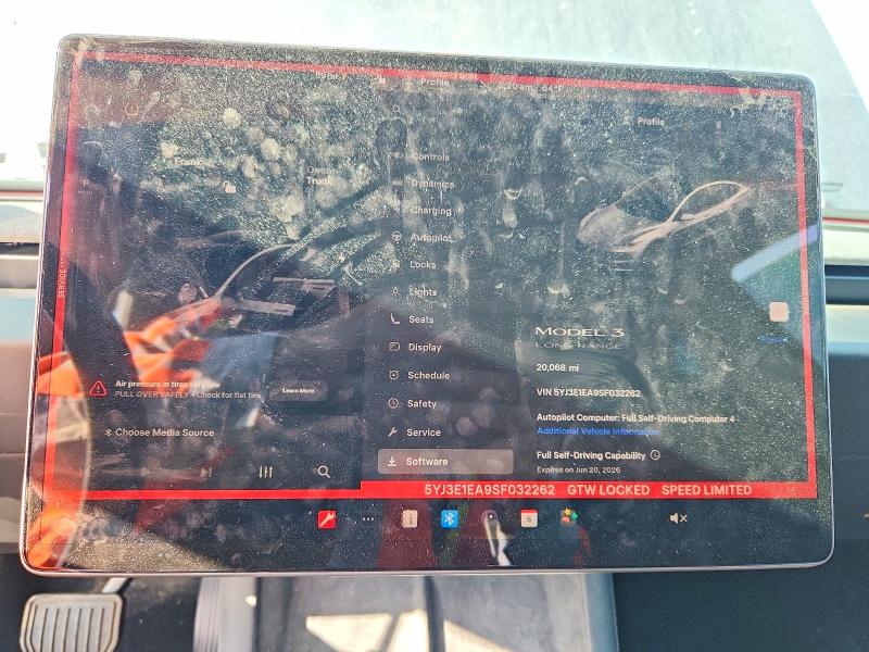 Продажа на аукционе авто 2025 Tesla Model 3, vin: 5YJ3E1EA9SF032262, номер лота: 55750016