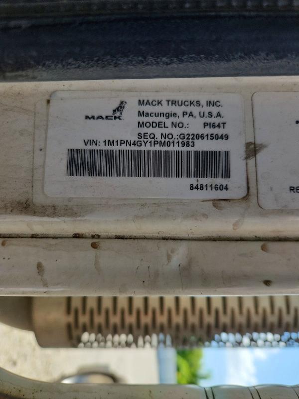 Продаж на аукціоні авто 2023 Mack Pinnacle, vin: 1M1PN4GY1PM011983, номер лоту: 58625176