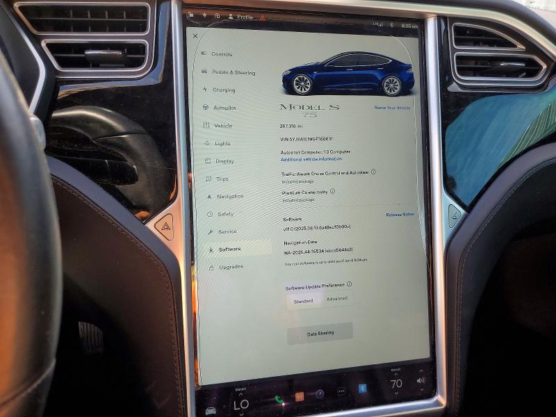 Aukcja sprzedaży 2016 Tesla Model S, vin: 5YJSA1E19GF160631, numer aukcji: 56354446